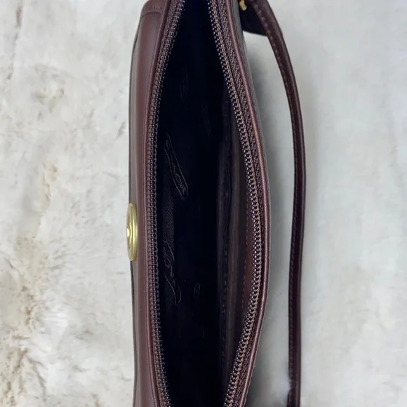 Vintage Coach mahogany turn lock wallet/wristlet - Picture 8 of 11